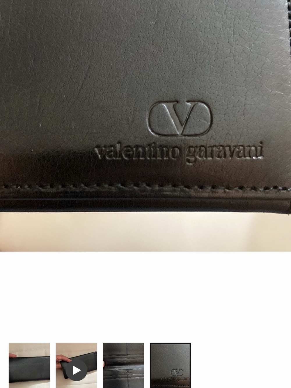 Valentino Garavani Bi-Fold Leather Wallet - Picture 11 of 13